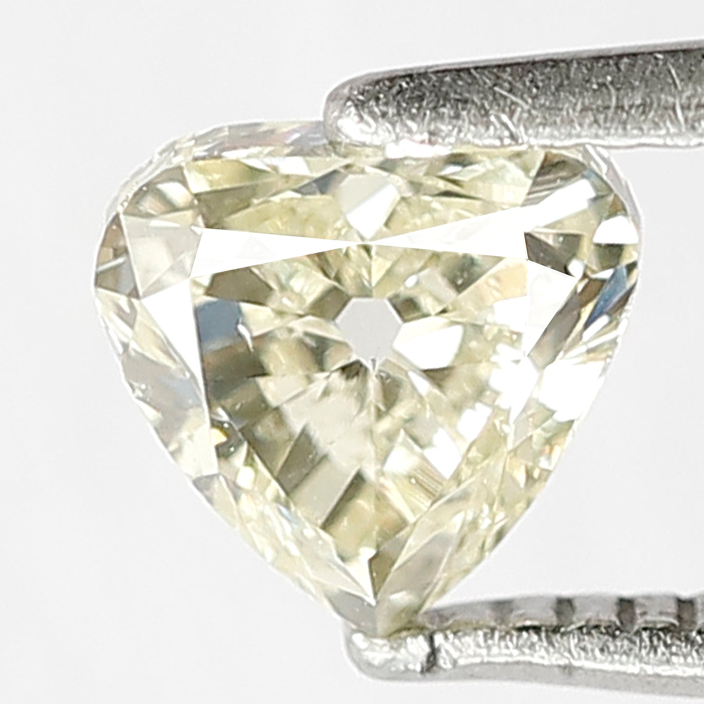 0.78 CT Heart Shape Diamond Loose Natural Fancy Yellow Color Diamond Perfect 5.4 MM SI Clarity Old Mine Cut Diamond Proposal Ring