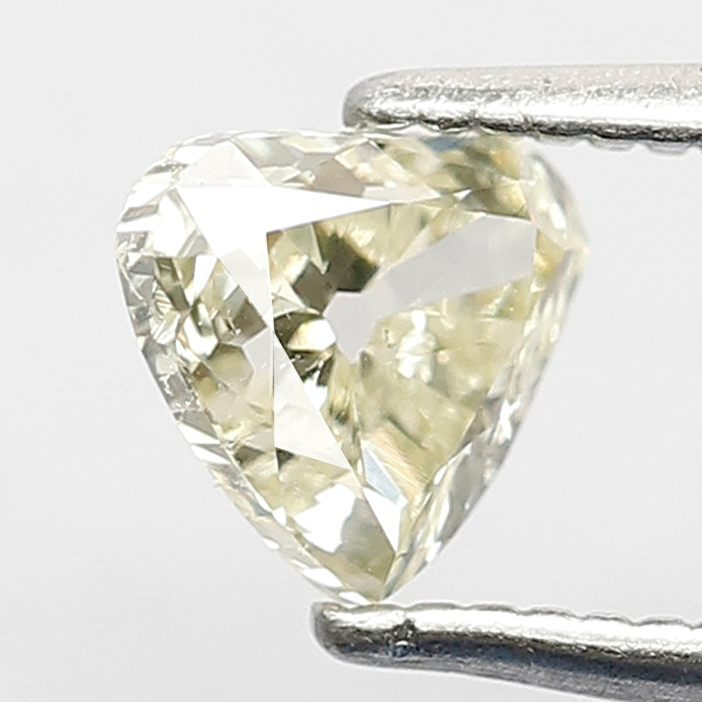0.78 CT Heart Shape Diamond Loose Natural Fancy Yellow Color Diamond Perfect 5.4 MM SI Clarity Old Mine Cut Diamond Proposal Ring