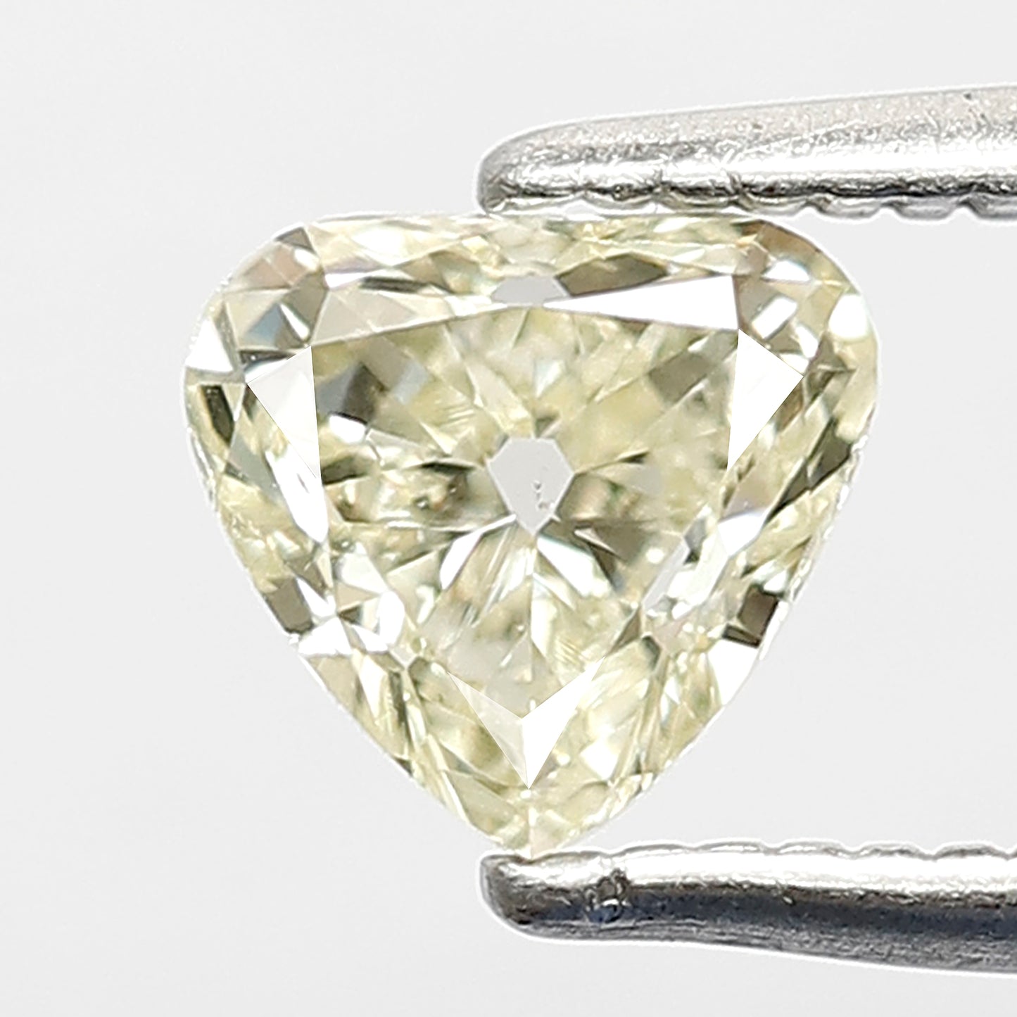 0.78 CT Heart Shape Diamond Loose Natural Fancy Yellow Color Diamond Perfect 5.4 MM SI Clarity Old Mine Cut Diamond Proposal Ring
