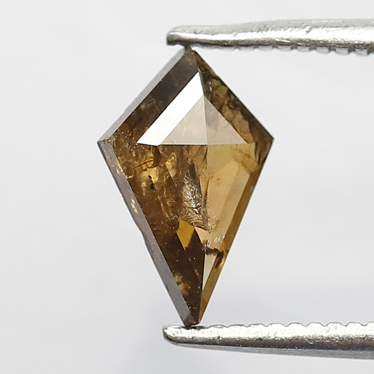 0.76 CT Kite Shape Natural Loose Diamond, 9.30 MM Earth Mined Champagne Rustic Diamond For Making Proposal Ring
