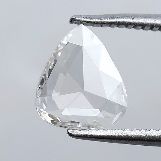 0.61 CT Pear Shape Rose Cut FG Color vvs-vs Clarity 7.80 MM Loose Natural Diamond For Engagement Ring