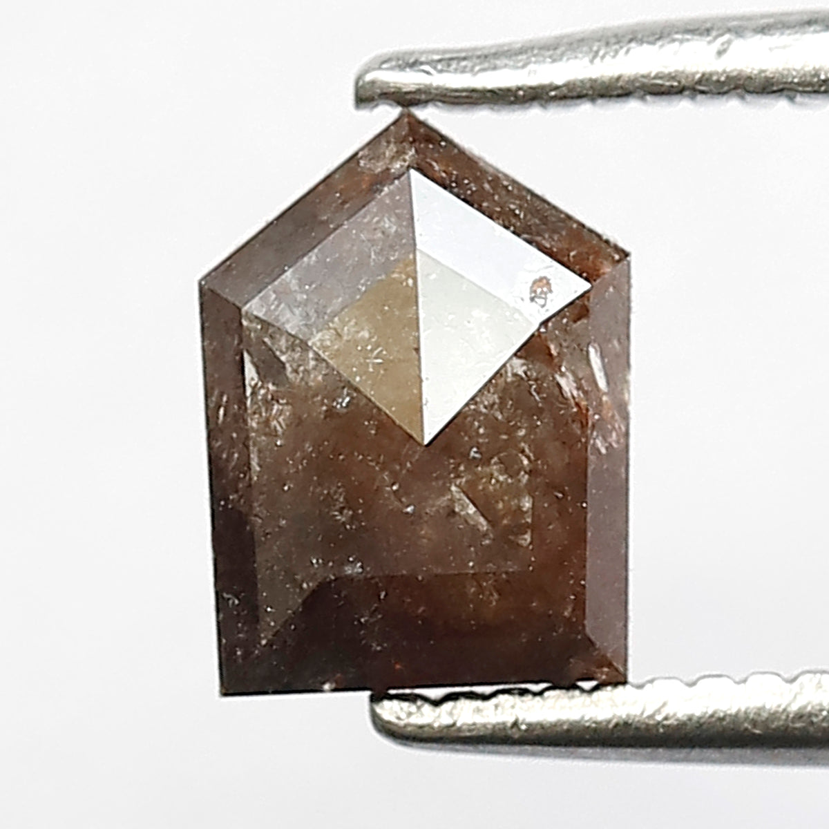 1.25 CT Geometric Conflict Free Rustic Diamond – Natural Reddish Brown Loose Diamond for Custom Pendant & Jewelry Design