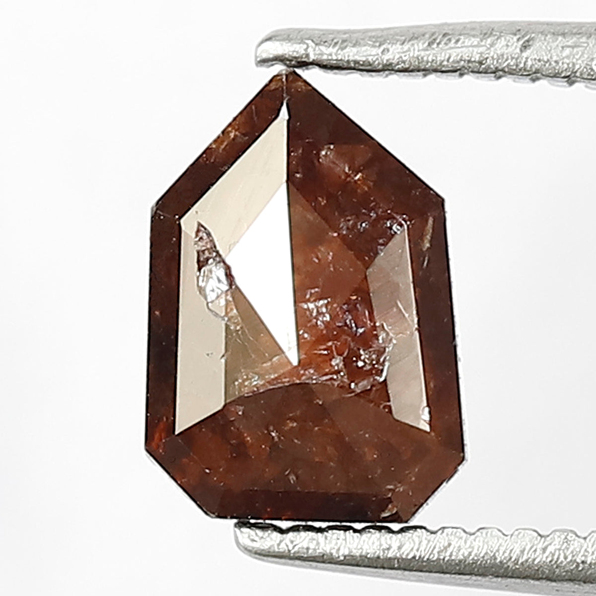 1.01 CT Geometric cut Earth Mined Loose Diamond, 7.70 mm Natural Rustic Diamond For Custom Jewelry