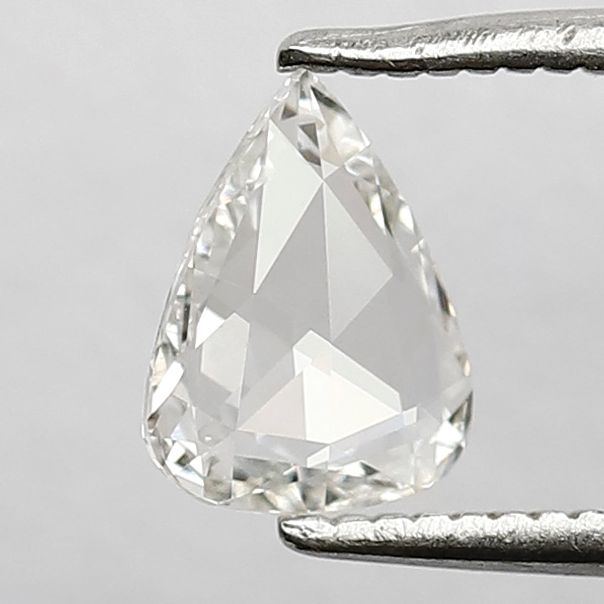 0.40 Ct 7 MM Pear Shape Rose Cut Diamond FG Color Vvs-Vs Clarity Diamond For Wedding Band