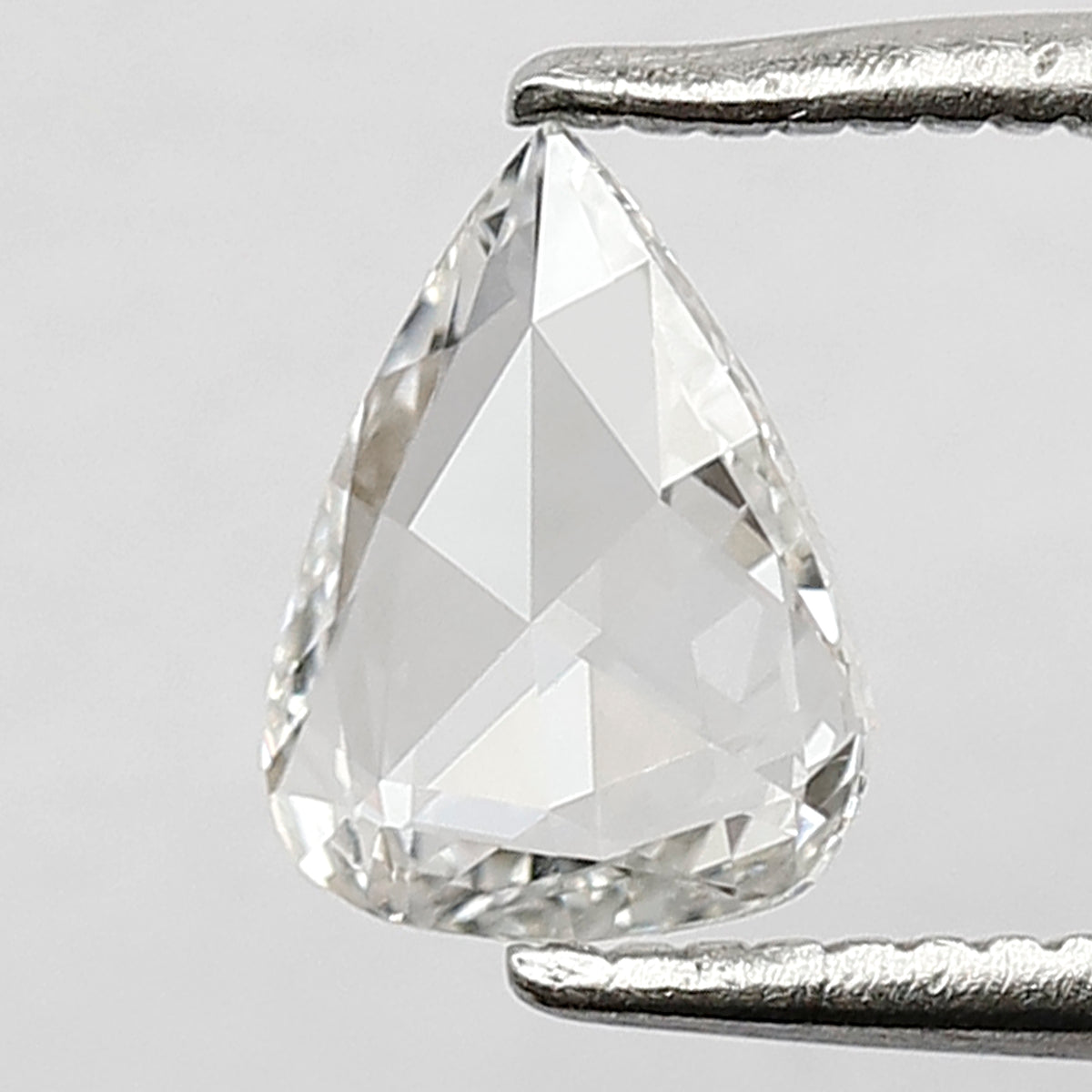 0.40 Ct 7 MM Pear Shape Rose Cut Diamond FG Color Vvs-Vs Clarity Diamond For Wedding Band