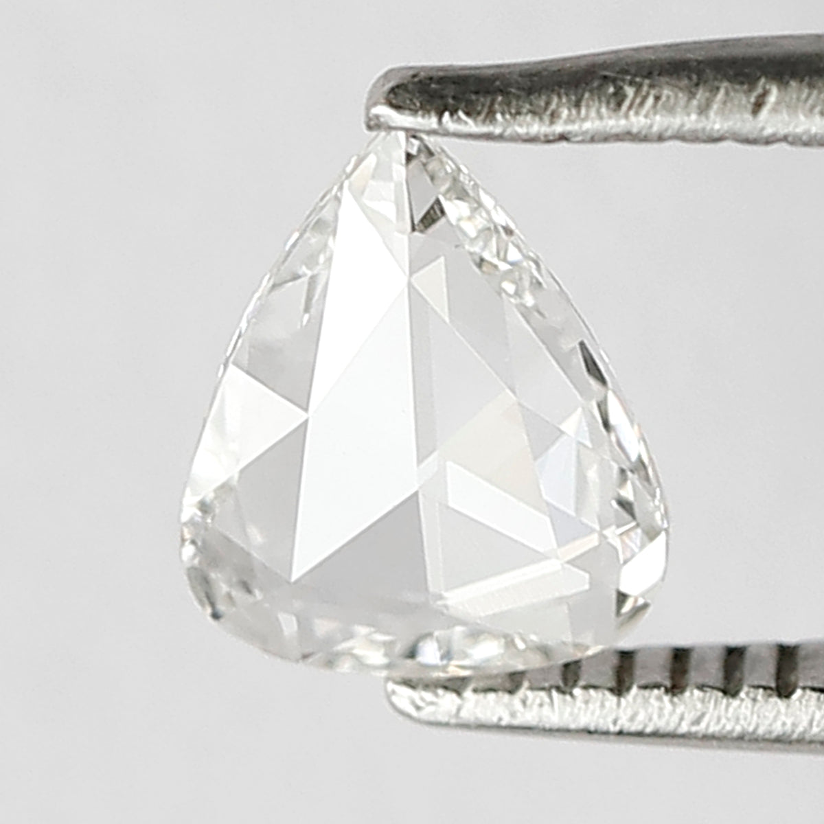 0.40 Ct 7 MM Pear Shape Rose Cut Diamond FG Color Vvs-Vs Clarity Diamond For Wedding Band