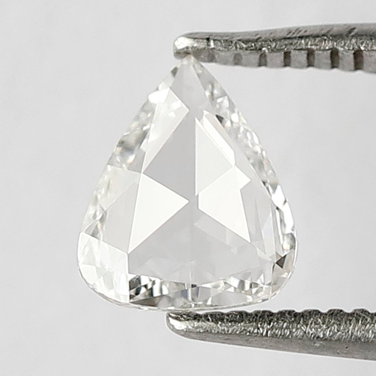 0.40 Ct 7 MM Pear Shape Rose Cut Diamond FG Color Vvs-Vs Clarity Diamond For Wedding Band