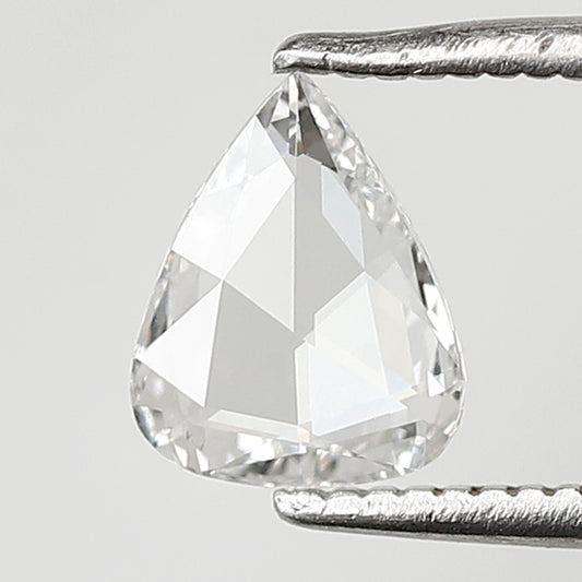 0.40 Ct 7 MM Pear Shape Rose Cut Diamond FG Color Vvs-Vs Clarity Diamond For Wedding Band