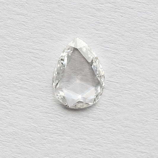 0.32 CT 6.90 MM Pear Shape Rose Cut Diamond FG Color Vs Clarity Diamond For Jewelry