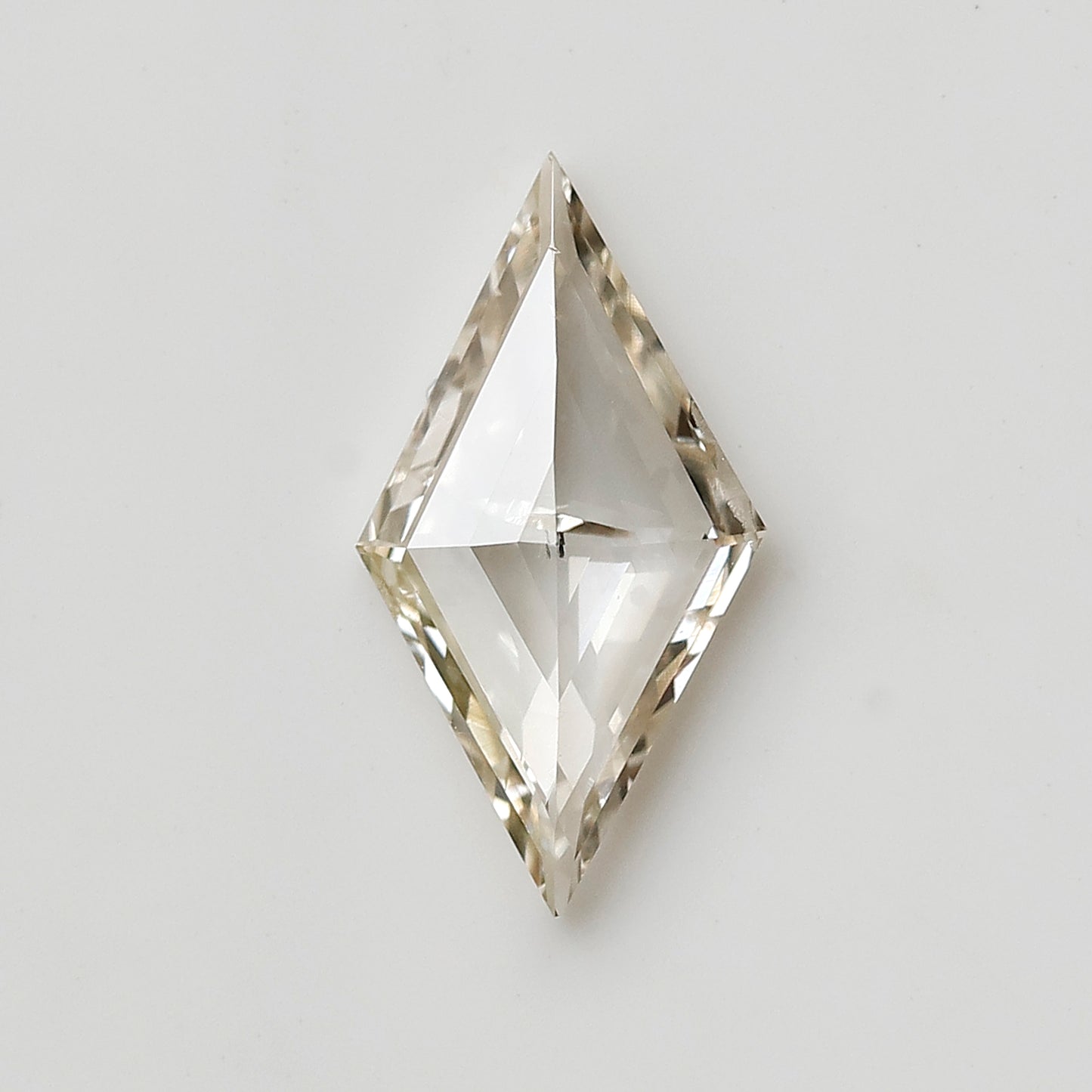 1.39 CT 14.70 MM Lozenge Cut Natural Diamond Light Champagne color SI Clarity Diamond For Jewelry