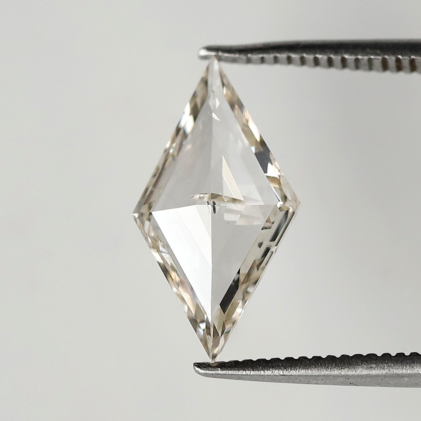 1.39 CT 14.70 MM Lozenge Cut Natural Diamond Light Champagne color SI Clarity Diamond For Jewelry