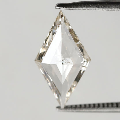 1.39 CT 14.70 MM Lozenge Cut Natural Diamond Light Champagne color SI Clarity Diamond For Jewelry