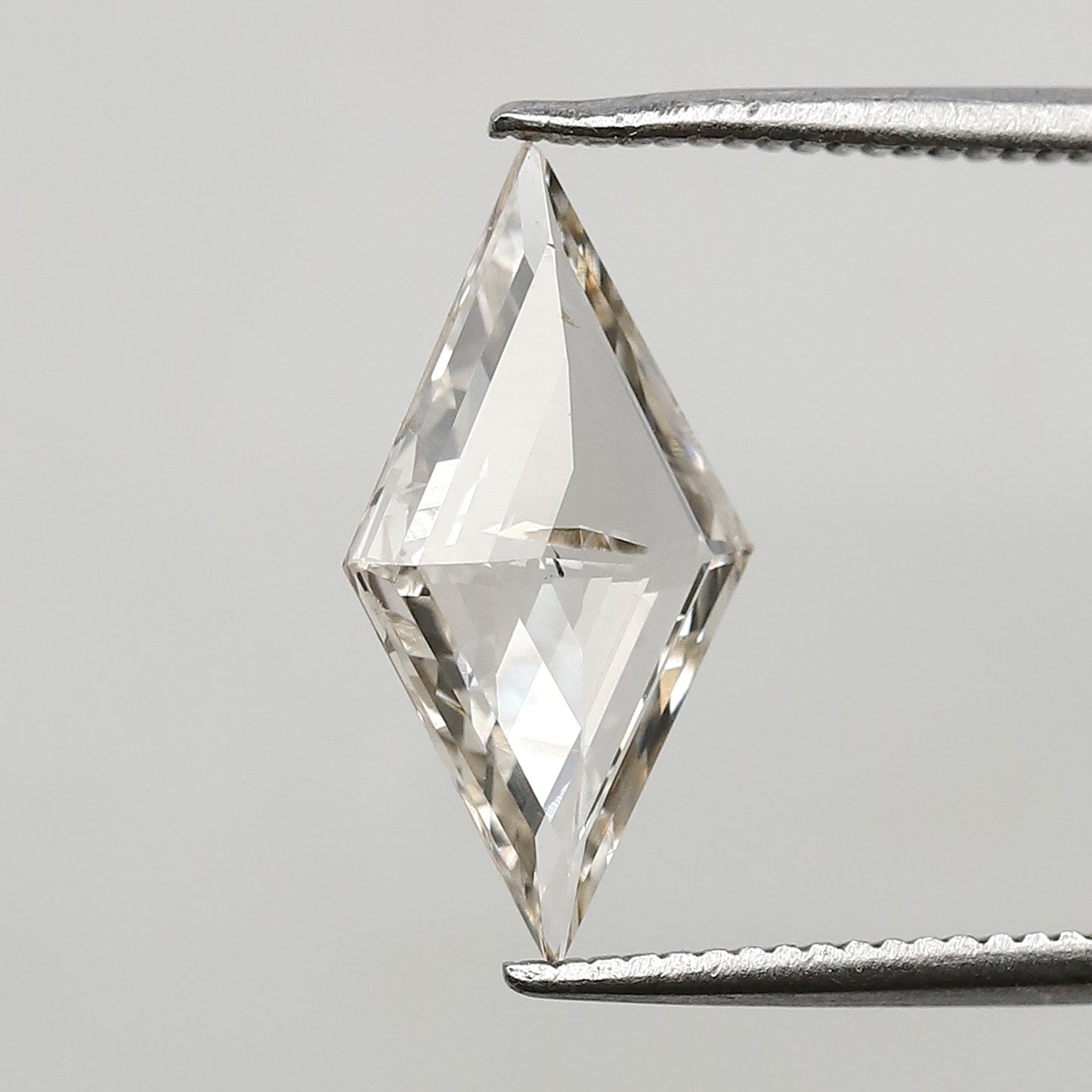 1.39 CT 14.70 MM Lozenge Cut Natural Diamond Light Champagne color SI Clarity Diamond For Jewelry