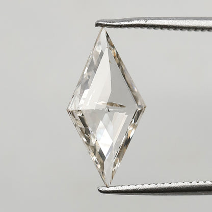 1.39 CT 14.70 MM Lozenge Cut Natural Diamond Light Champagne color SI Clarity Diamond For Jewelry