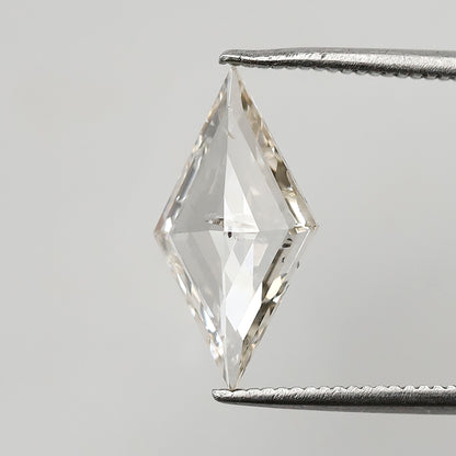 1.39 CT 14.70 MM Lozenge Cut Natural Diamond Light Champagne color SI Clarity Diamond For Jewelry