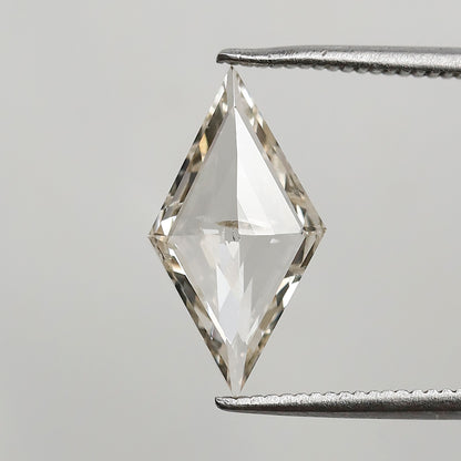 1.39 CT 14.70 MM Lozenge Cut Natural Diamond Light Champagne color SI Clarity Diamond For Jewelry