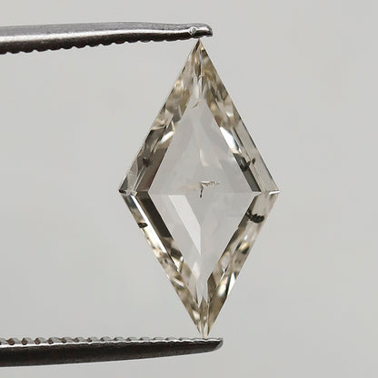 1.39 CT 14.70 MM Lozenge Cut Natural Diamond Light Champagne color SI Clarity Diamond For Jewelry