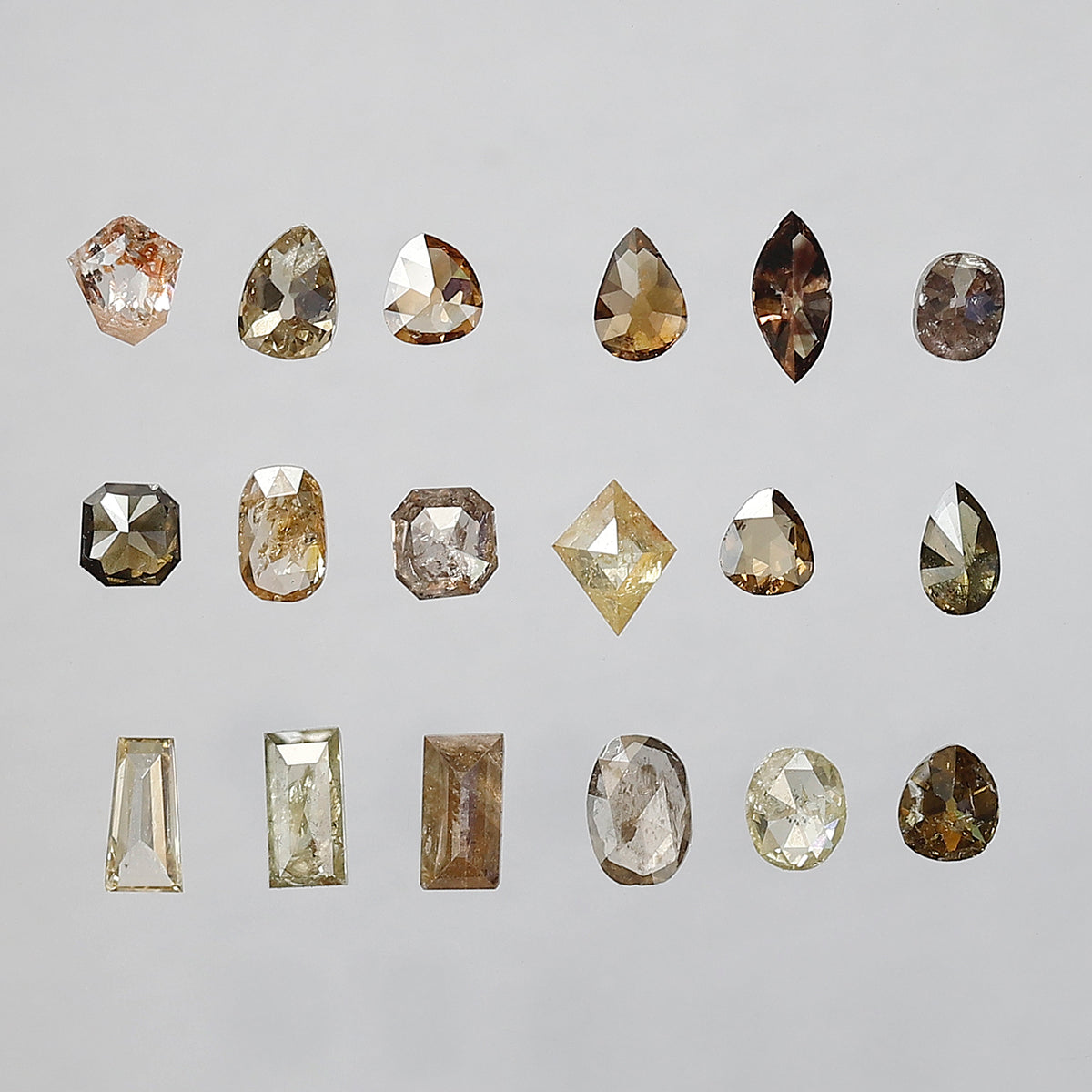 Mix Shape Fancy color Diamond Lot 3.07 CT – Natural Rustic Loose Diamonds 3.00 mm to 5.00 mm for Fine Jewelry Design