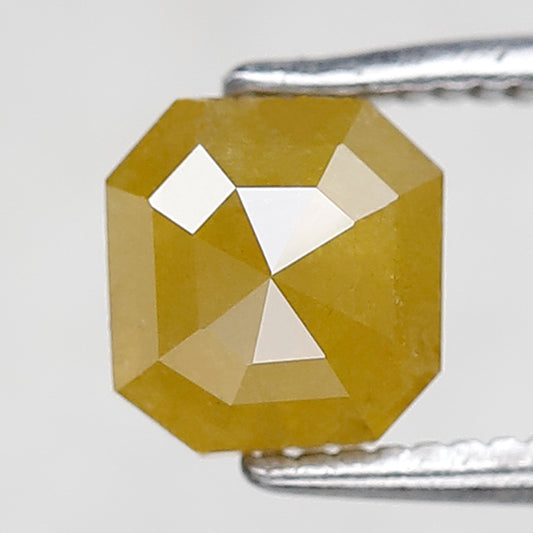 1.40 CT Radiant cut Loose Natural Diamond, Conflict Free 6 MM Rustic Diamond For Anniversary Ring