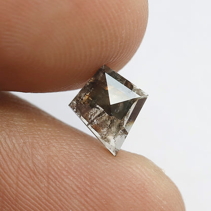 0.70 CT Ethical Loose Rustic Diamond – Kite Shape Natural Brownish Diamond 8.60 mm for Custom Jewelry