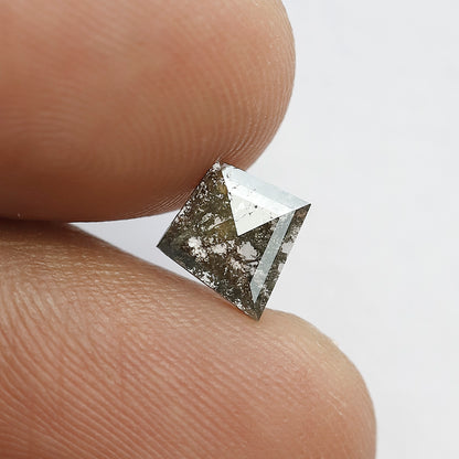 Kite Shape Greenish Rustic Diamond 0.50 CT – 8.00 x 7.70 mm Natural Ethical Loose Diamond for Wedding Jewelry Design