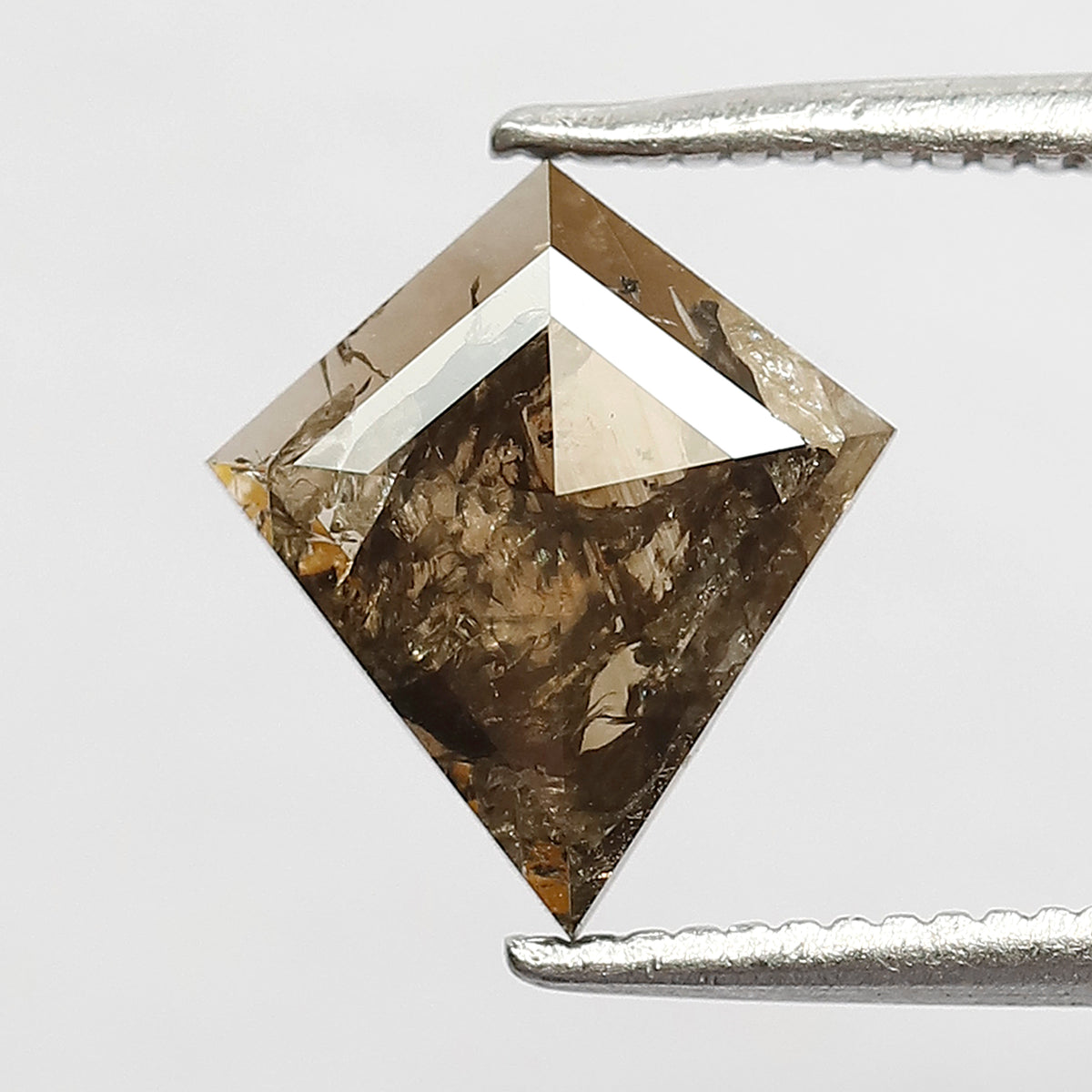 1.10 CT Kite Shape Translucent Loose Diamond, 9.90 mm Natural Greenish Earth Mined Diamond For Custom Ring and Band