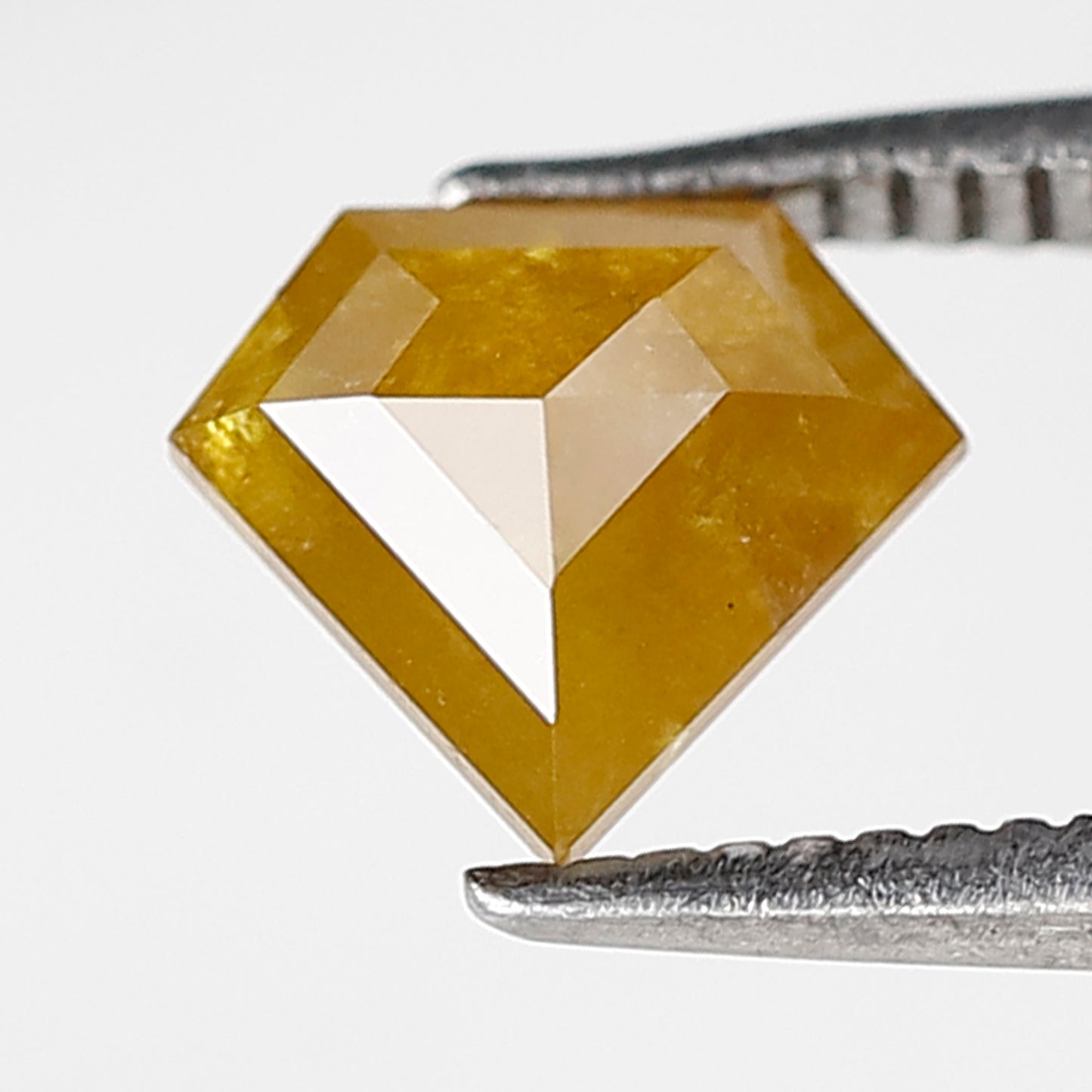 Natural 0.85 Ct Yellowish Pentagon Diamond | Rustic Ethical Loose Stone for Engagement Ring