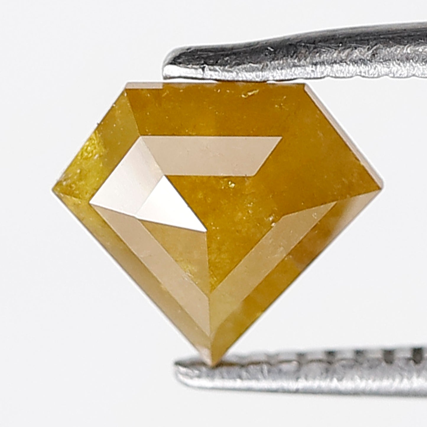 Natural 0.85 Ct Yellowish Pentagon Diamond | Rustic Ethical Loose Stone for Engagement Ring