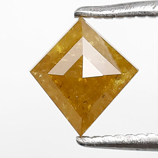 Natural Kite Shape Rustic Diamond, 0.90 CT Loose Yellowish Earth Mined Diamond For Pendant