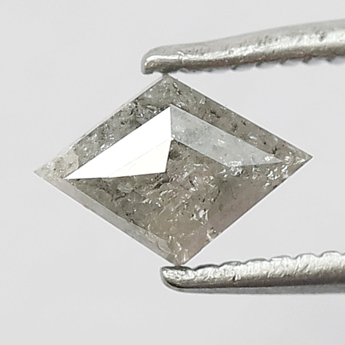 0.62 Ct Natural Salt & Pepper Diamond | Modified Shape Loose Diamond for Pendant and Engagement Ring