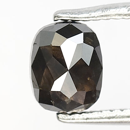 0.84 Ct Oval Cut Dark Brown Diamond | Natural Loose Earth Mined Diamond for Jewelry Making