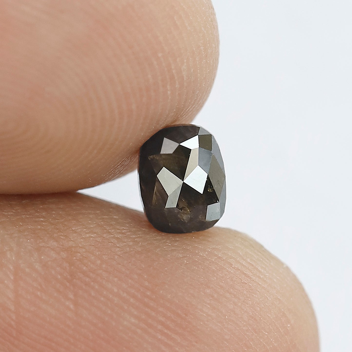0.84 Ct Oval Cut Dark Brown Diamond | Natural Loose Earth Mined Diamond for Jewelry Making