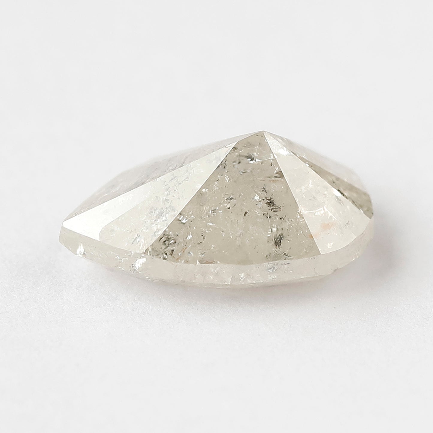 6.02 CT Marvelous Pear Pointed Brilliant Cut Natural Icy White Conflict Free Salt and Pepper Diamond Perfect For Making Jewelry Ring