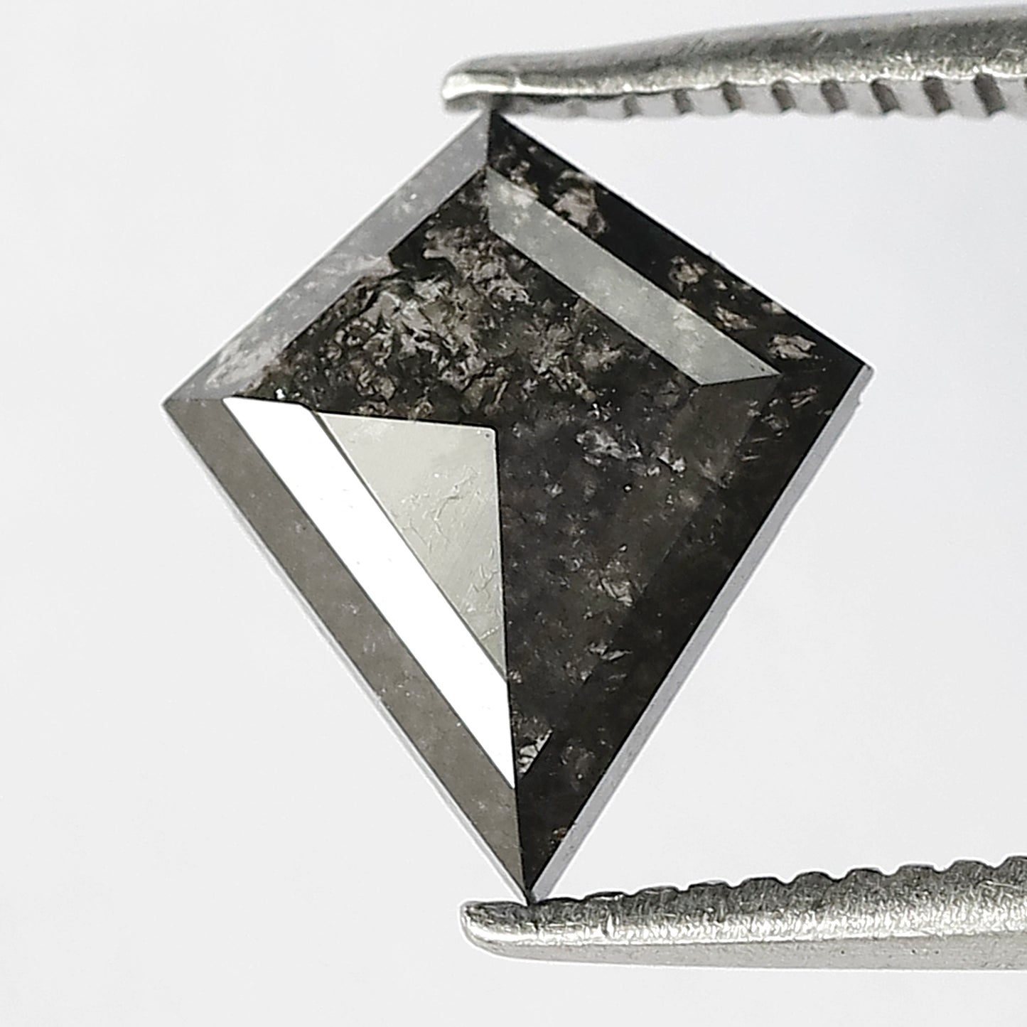 1.26 CT Kite Cut Natural Diamond, Earth Mined Salt and Pepper Loose Diamond for Custom Wedding Ring