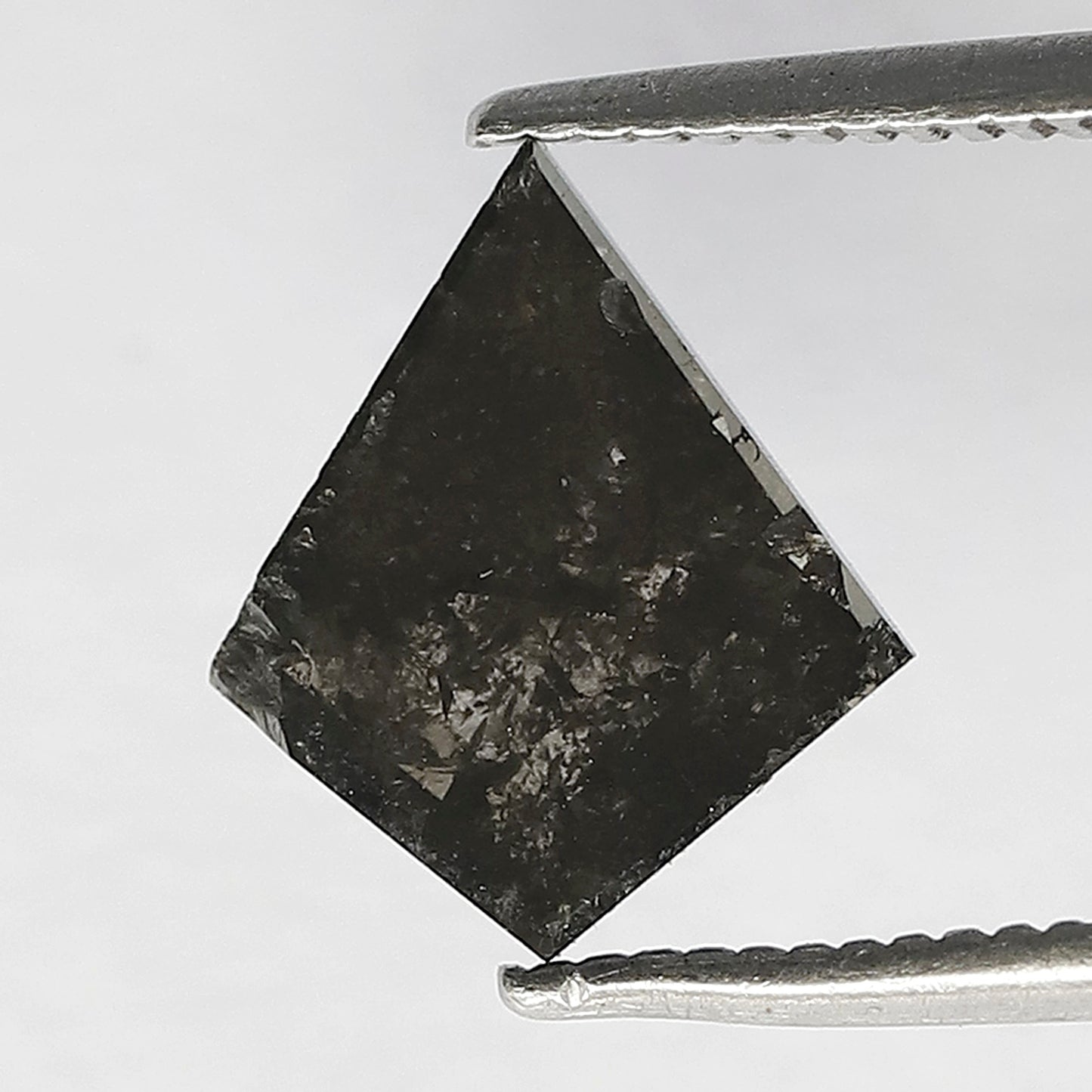 1.26 CT Kite Cut Natural Diamond, Earth Mined Salt and Pepper Loose Diamond for Custom Wedding Ring