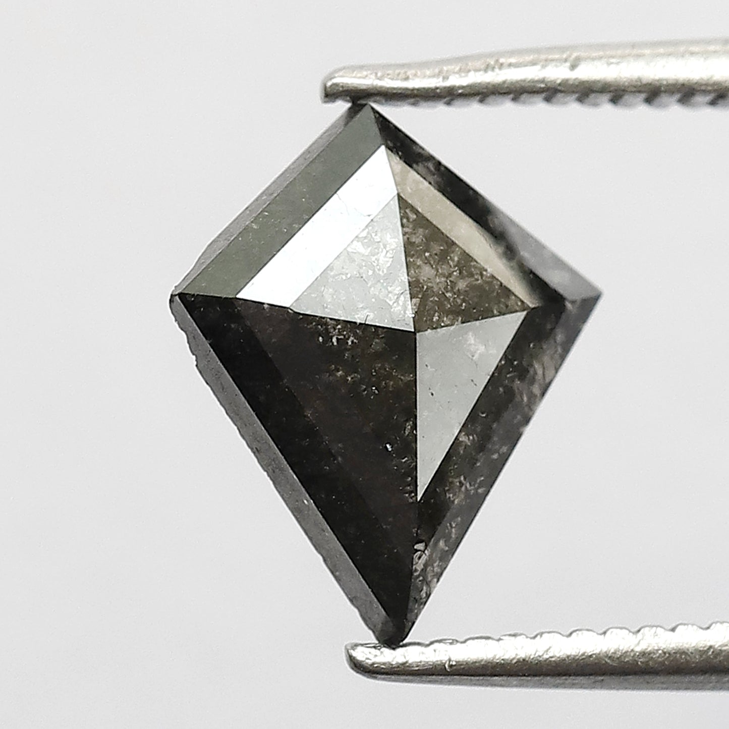 1.26 CT Kite Cut Natural Diamond, Earth Mined Salt and Pepper Loose Diamond for Custom Wedding Ring
