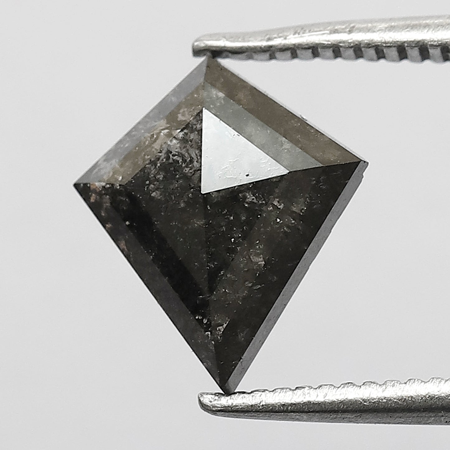1.26 CT Kite Cut Natural Diamond, Earth Mined Salt and Pepper Loose Diamond for Custom Wedding Ring