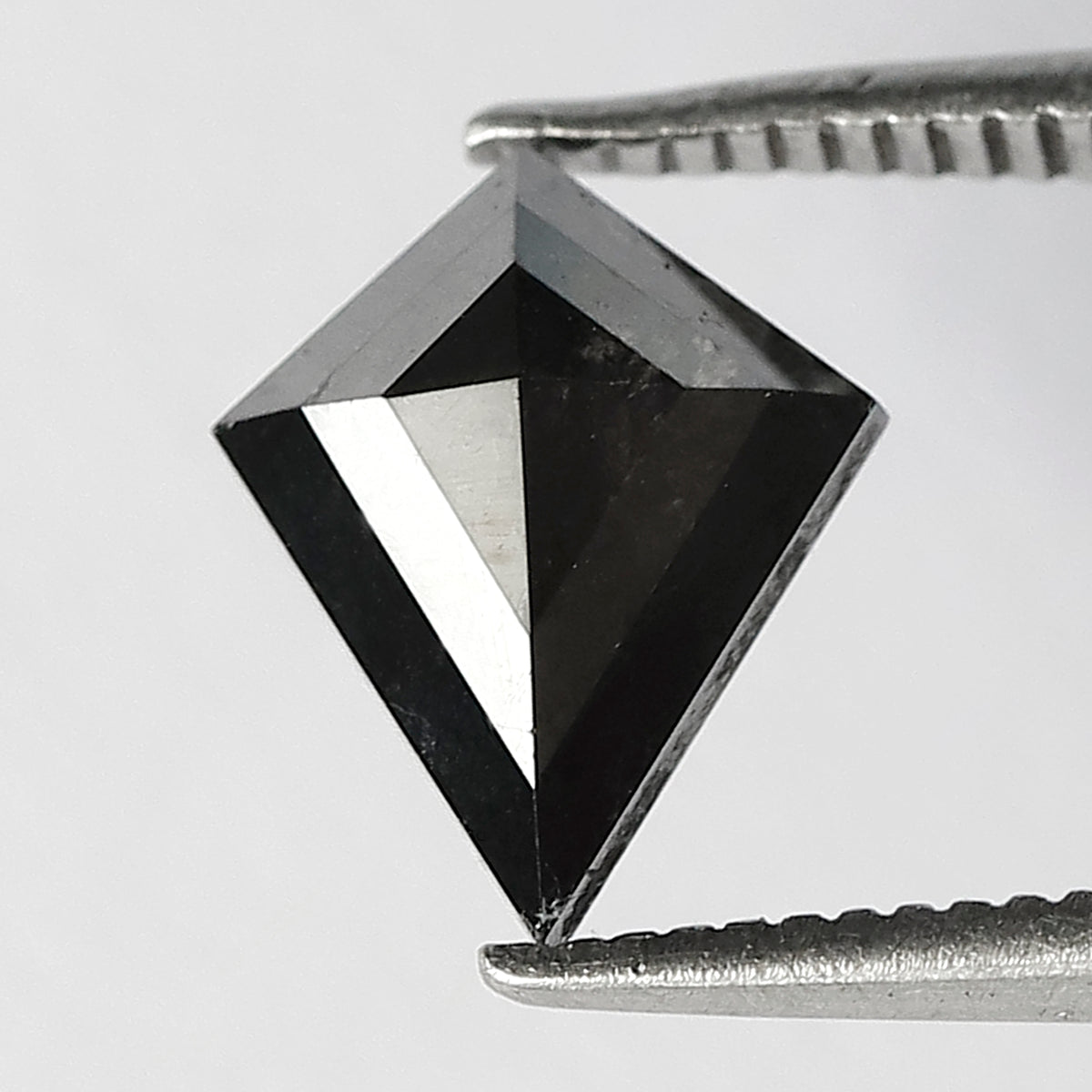 1.16 CT Kite Shape Conflict Free Diamond, Natural Gray Black Loose Salt and Pepper Diamond For Proposal Ring