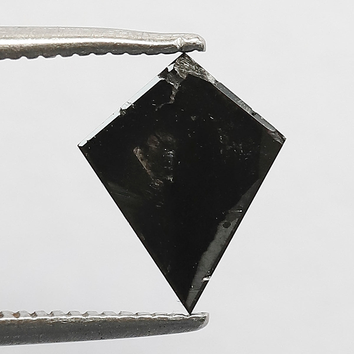 1.16 CT Kite Shape Conflict Free Diamond, Natural Gray Black Loose Salt and Pepper Diamond For Proposal Ring