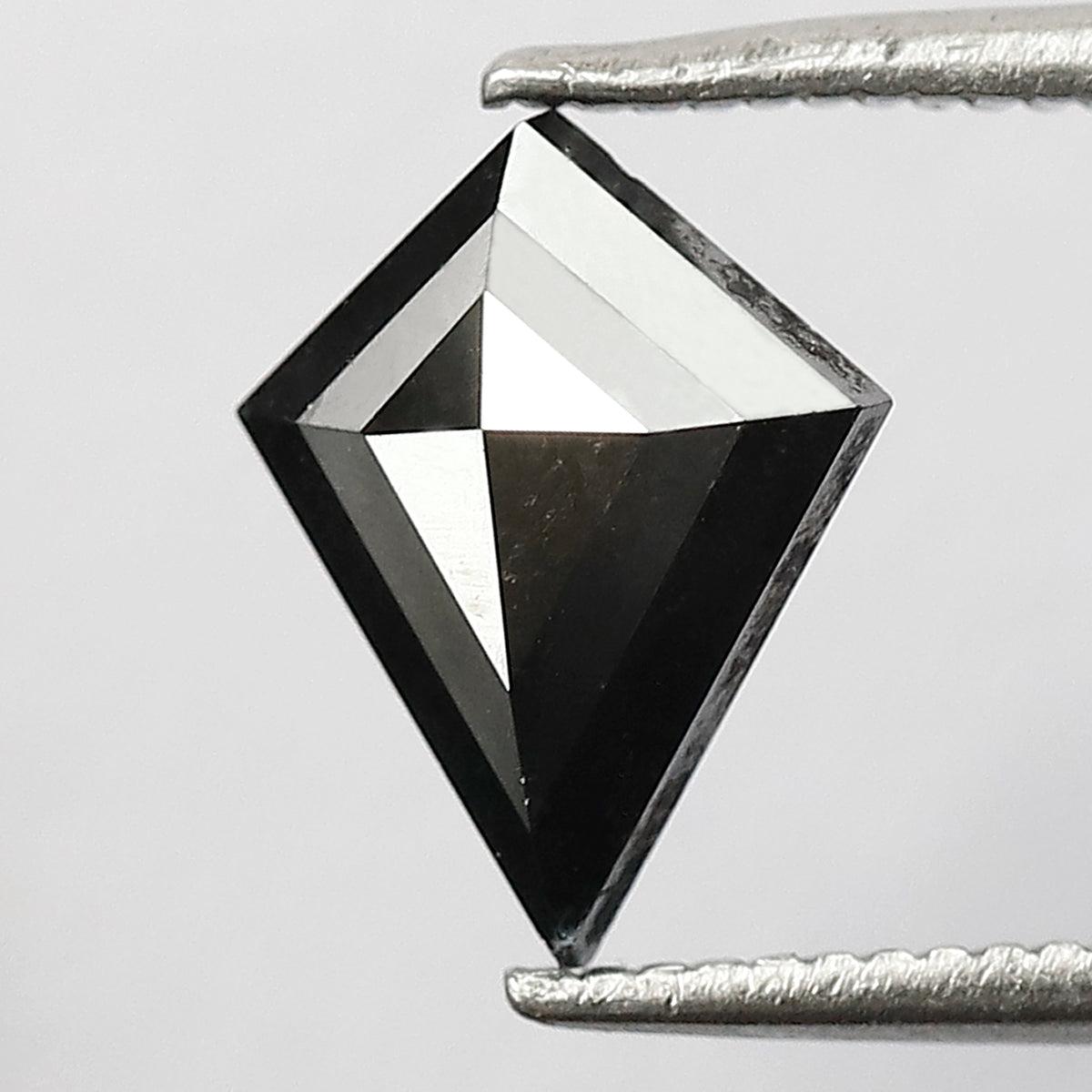1.16 CT Kite Shape Conflict Free Diamond, Natural Gray Black Loose Salt and Pepper Diamond For Proposal Ring