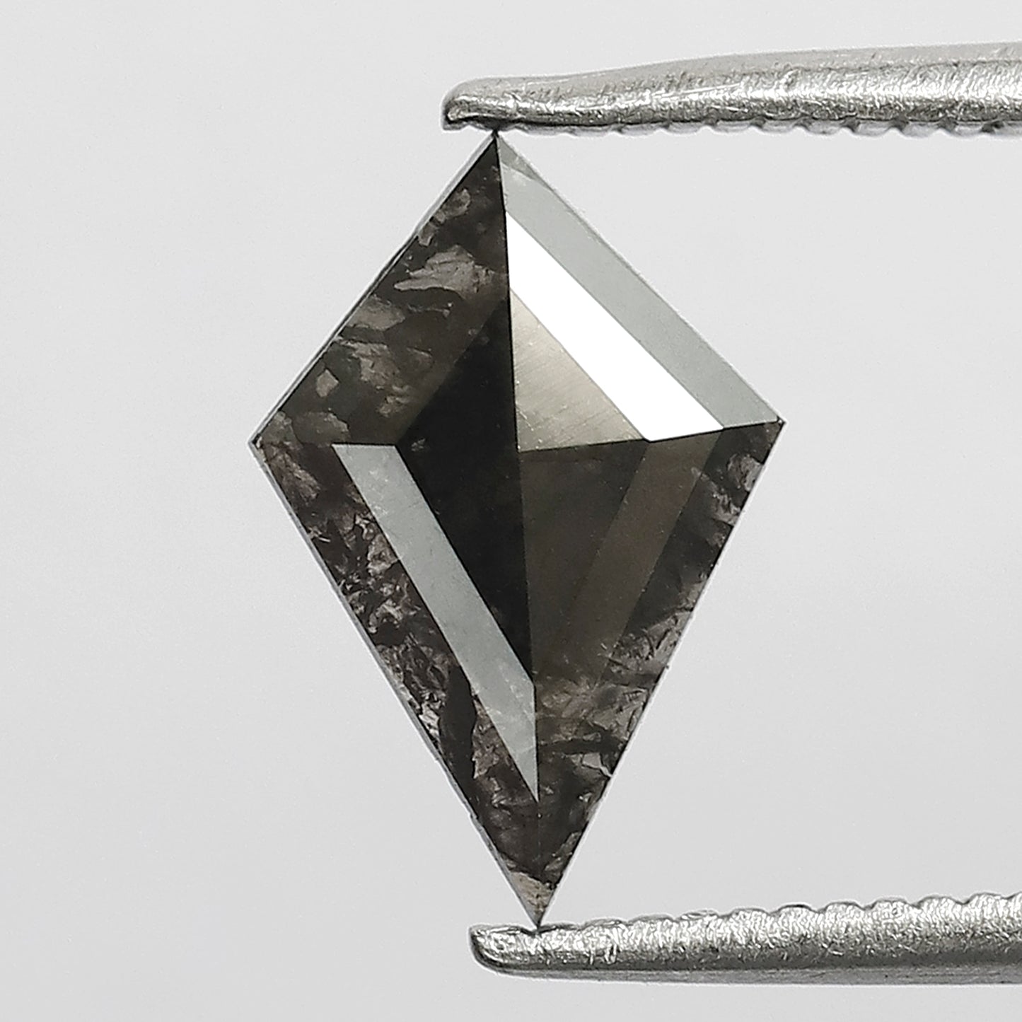 0.60 CT Kite Cut Salt and Pepper Diamond, Natural Ethical Loose Diamond for Anniversary Ring Gift