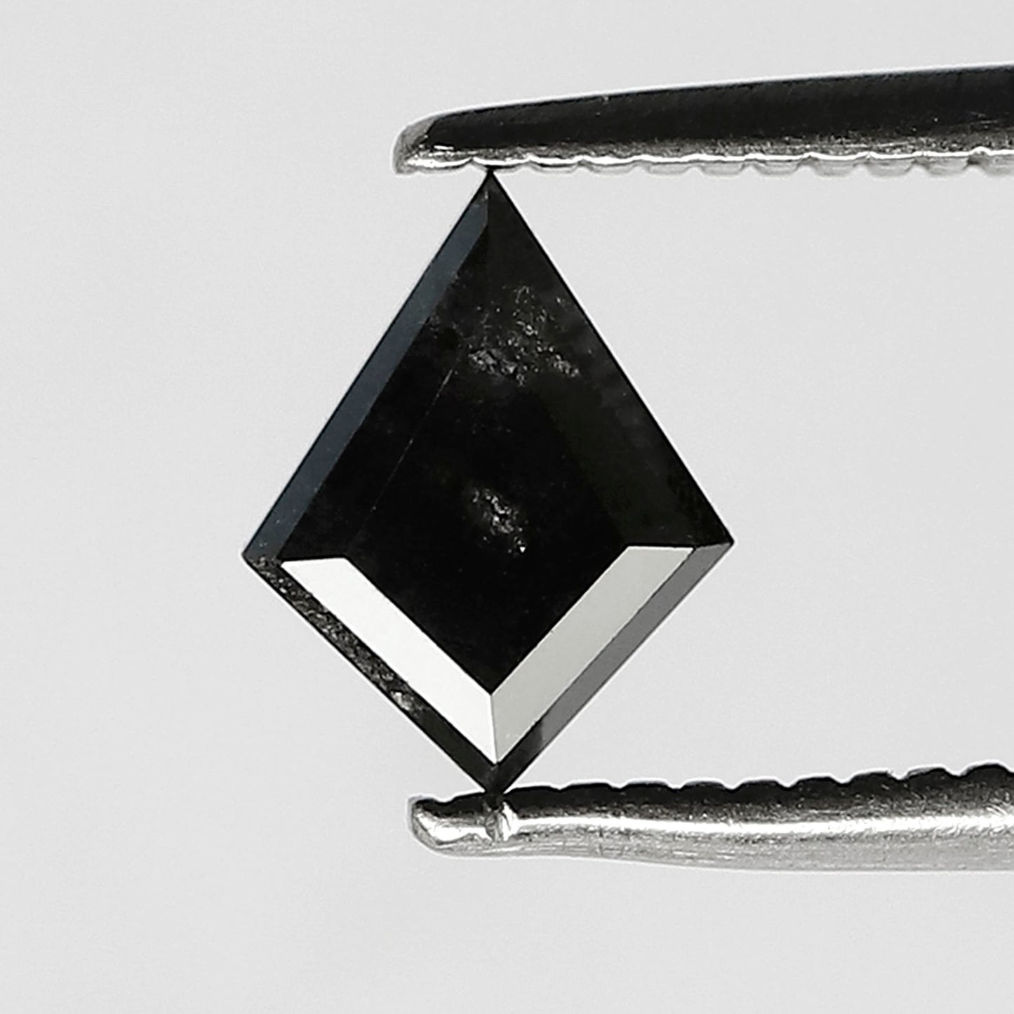 0.67 CT Ethical Kite Shape Diamond, Natural Salt and Pepper Gray Black Loose Diamond for Jewelry