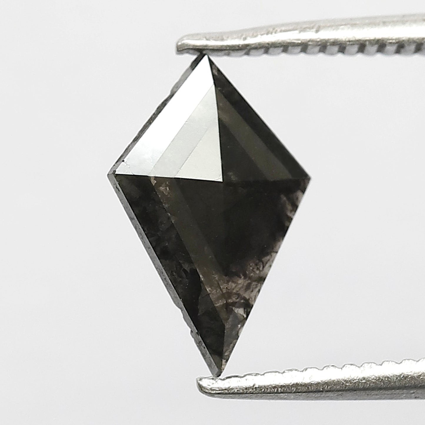 0.60 CT Kite Cut Salt and Pepper Diamond, Natural Ethical Loose Diamond for Anniversary Ring Gift
