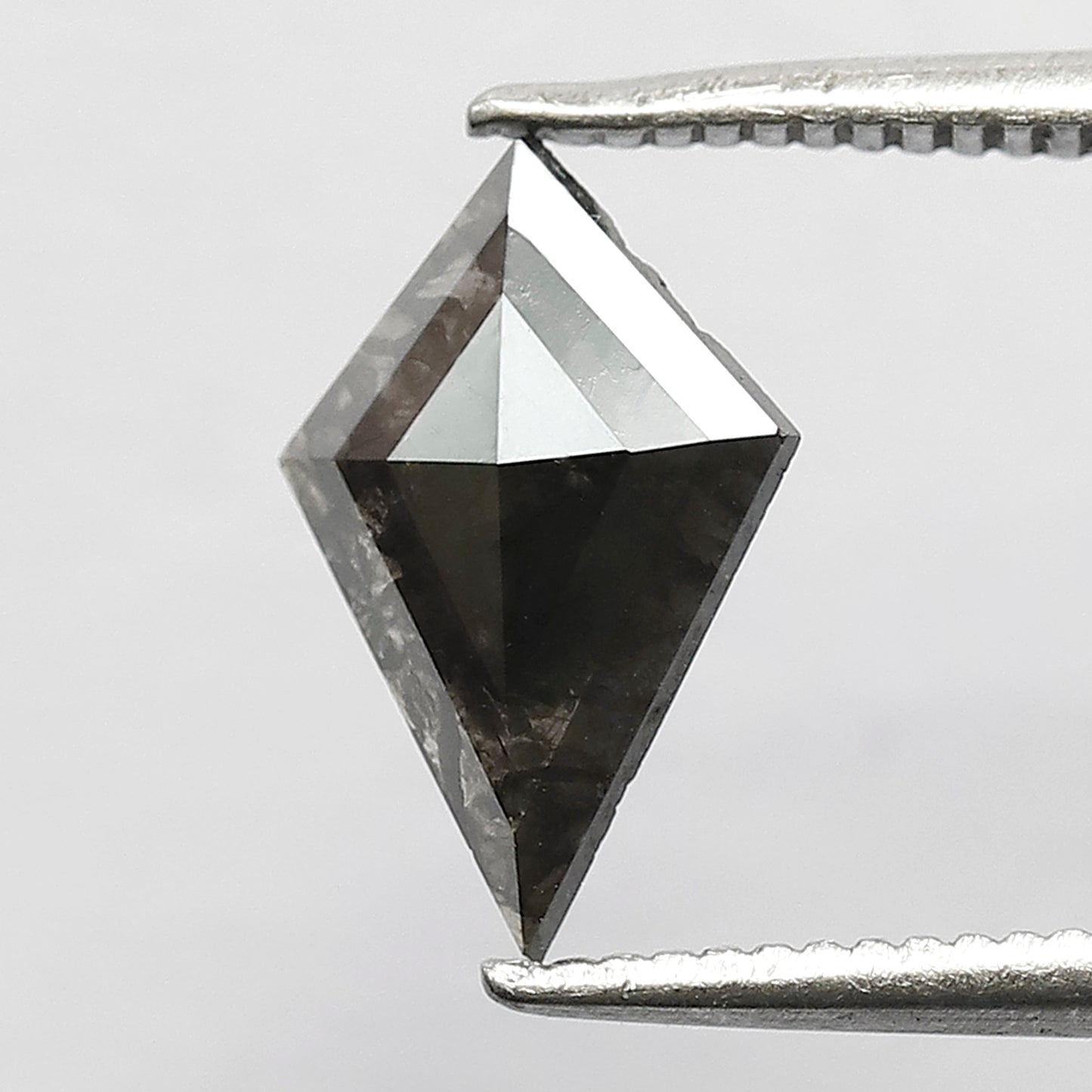 0.60 CT Kite Cut Salt and Pepper Diamond, Natural Ethical Loose Diamond for Anniversary Ring Gift