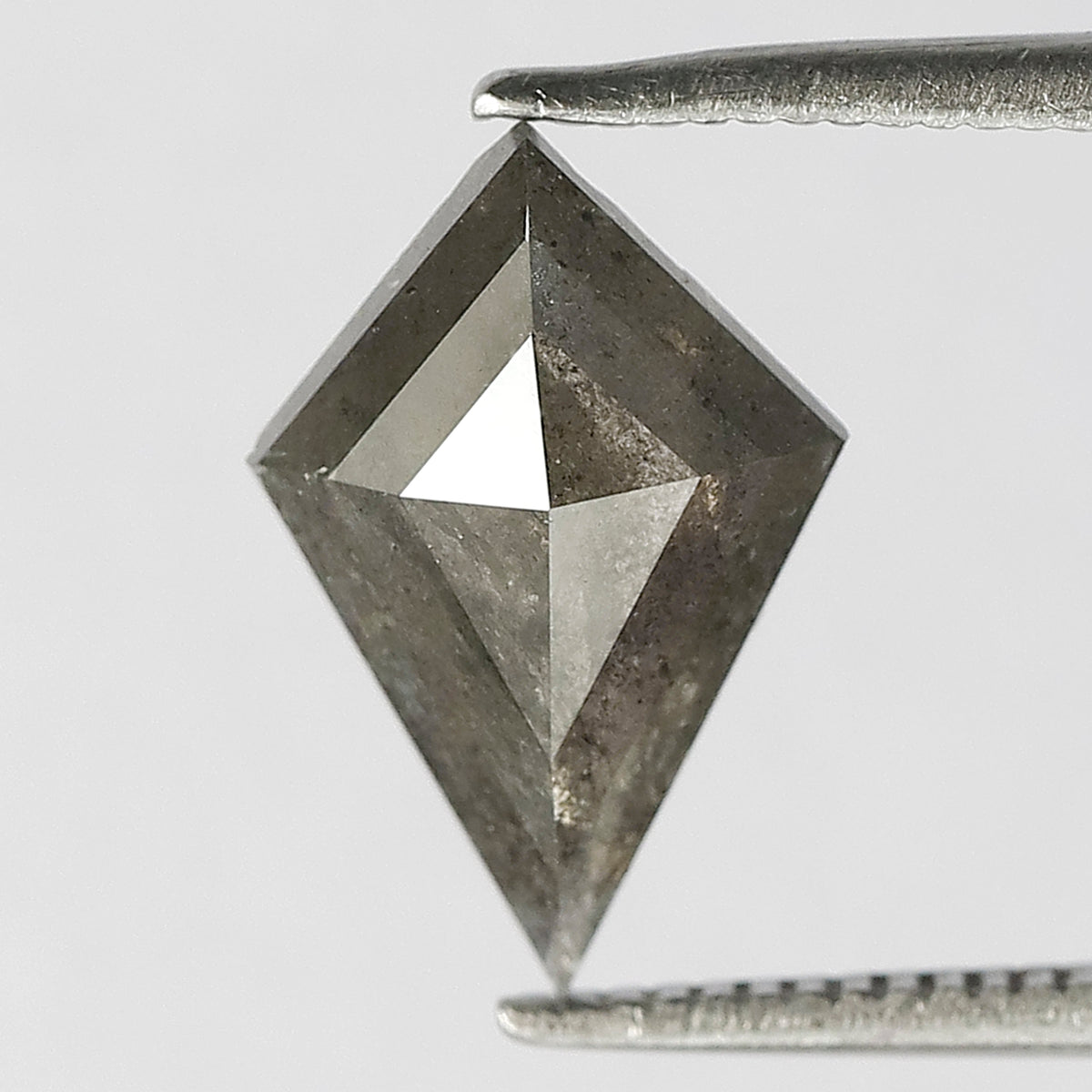 1.64 CT Kite Shape Salt and Pepper Diamond | Natural Gray Black Loose Earth Mined Diamond For Making Wedding Band
