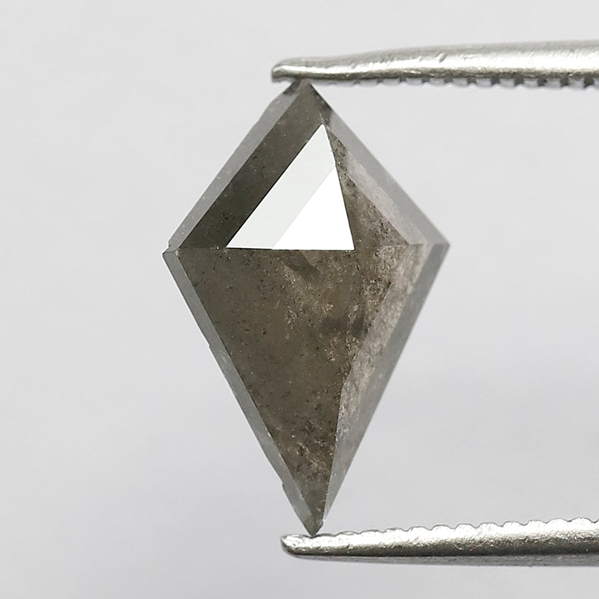 1.64 CT Kite Shape Salt and Pepper Diamond | Natural Gray Black Loose Earth Mined Diamond For Making Wedding Band