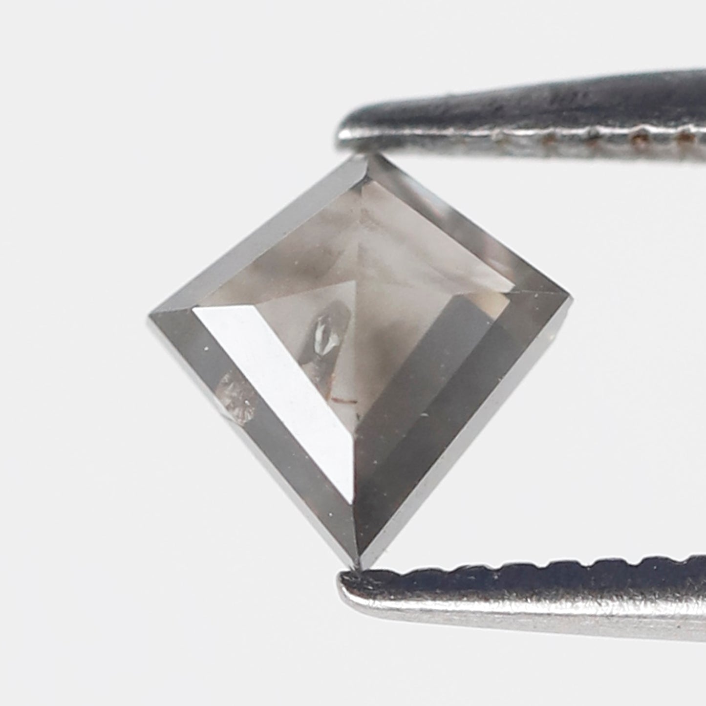 Kite Cut 0.69 Ct Salt and Pepper Diamond, Natural Gray Black Earth Mined Diamond, Loose Stone for Custom Pendant