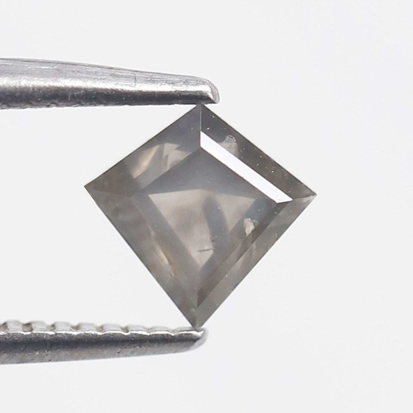 Kite Cut 0.69 Ct Salt and Pepper Diamond, Natural Gray Black Earth Mined Diamond, Loose Stone for Custom Pendant