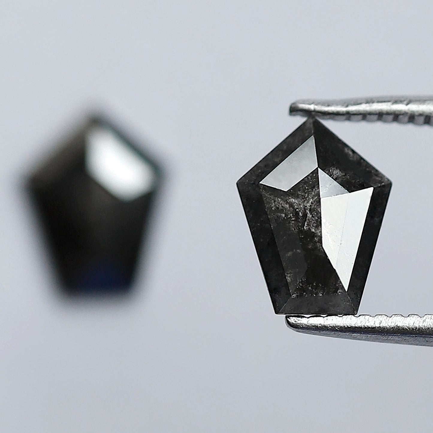 1.22 CT Marquise Gray Black Diamond Pair, 8.00 mm Salt and Pepper Earth Mined Loose Diamonds for Stud Earrings