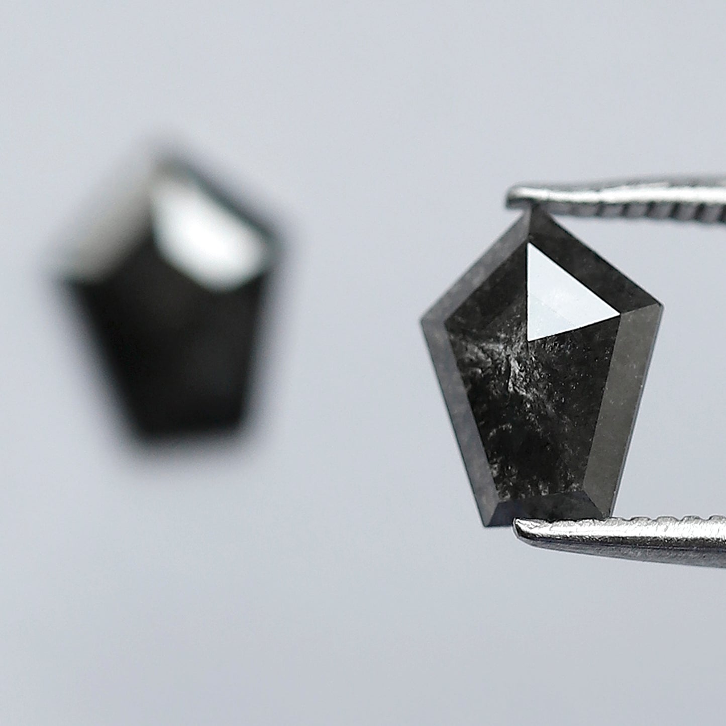 1.22 CT Marquise Gray Black Diamond Pair, 8.00 mm Salt and Pepper Earth Mined Loose Diamonds for Stud Earrings